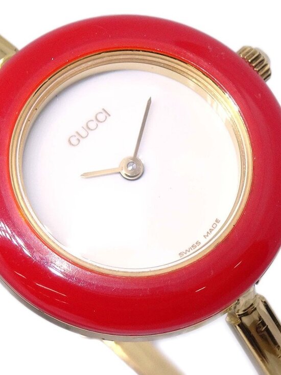 Gucci 11/12.2 Change Bezel Chameleon Quartz Watch SS 196560 main image 4